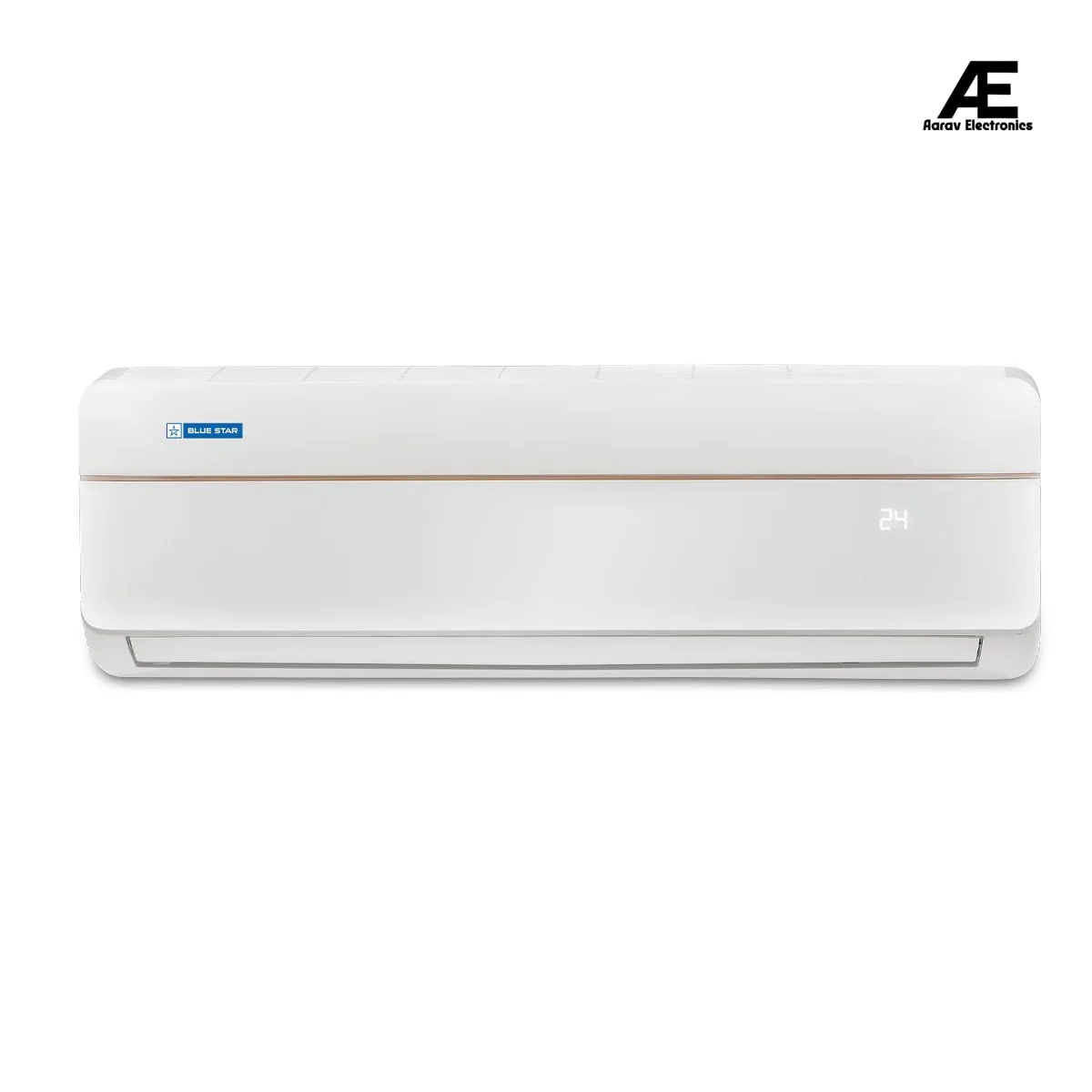 Blue Star 1.5 Ton 2 Star Fixed Speed Split AC (Copper, Multi Sensors, Dust Filter, Smart Ready, Blue Fins, Self Diagnosis, 2026 Model, FB218VXU, White)