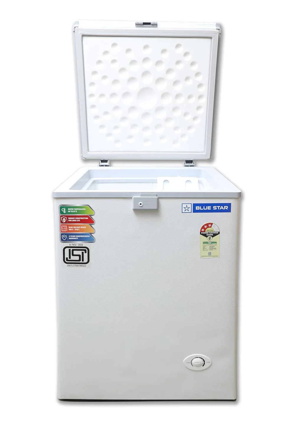 Blue Star CF3-130NEYW 130 Liter Single Door Deep Freezer (108 Liter, White, 3-star) - Image 6