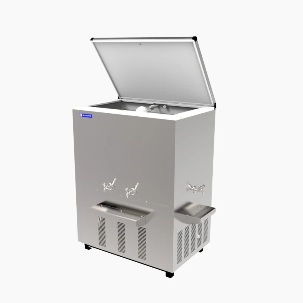 Blue Star SWC150400SST 400L Storage 150 LPH Commercial Stainless Steel Water Cooler - Image 2