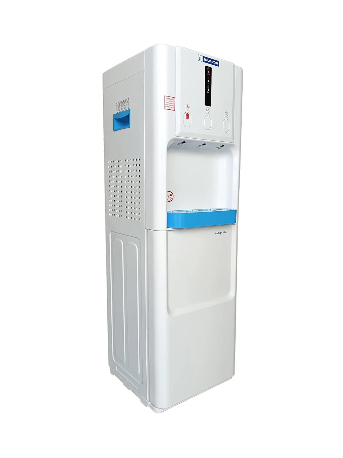 Blue Star Ua Series Bottled Water Dispenser 3 Tap Flr (Hot, Cold, Normal) | 5 Liter/Hour Water Capacity, Carbon Block, White - Image 2