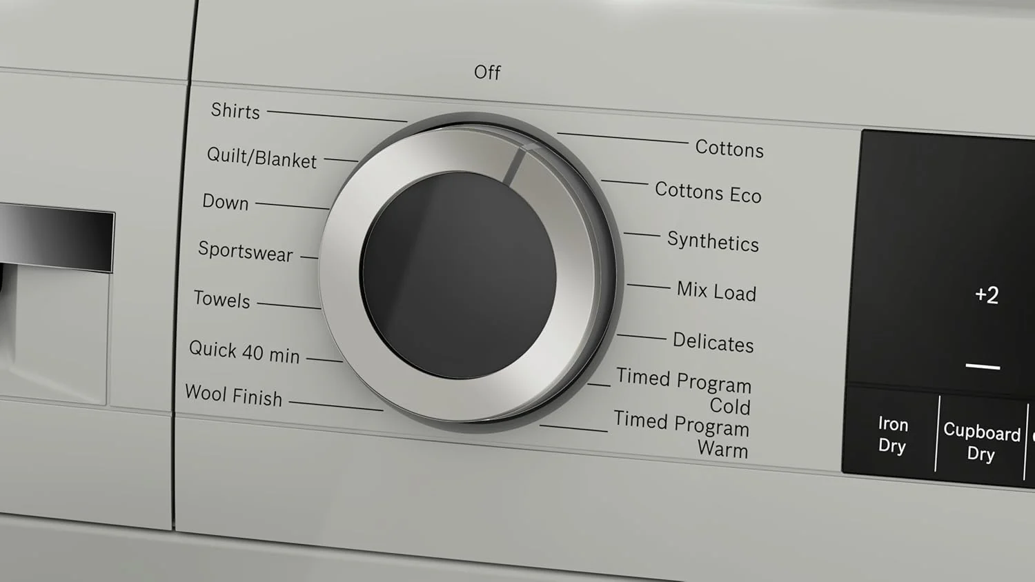 Bosch 10 kg Front Load Fully-Automatic Condenser Tumble Dryer, 100% Drying, 5 Drying Options, Reduces 99.9% Allergens, Ready-to-Wear No Crease, Silver Inox, WQG2520XIN - Image 3