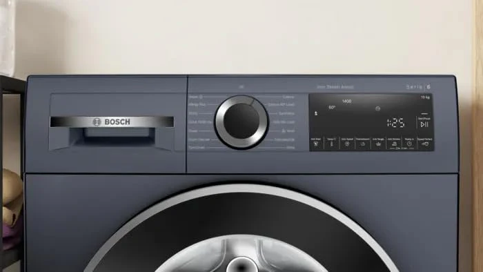 Bosch 10kg 5 Star Anti Stain &amp; AI Active Water Plus Fully Automatic Front Load Washing Machine with Built in Heater (WGA254ZPIN, Pretreatment, Iron Steam Assist &amp; Allergy Plus, Dark lake) - Image 4