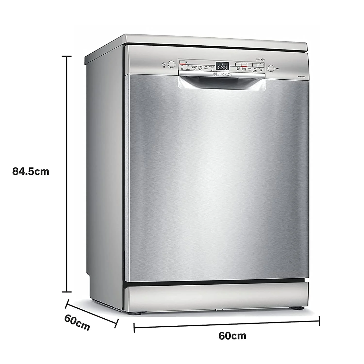 Bosch 13 Place Settings Dishwasher (SMS6ITI00I, Silver Inox) - Image 2