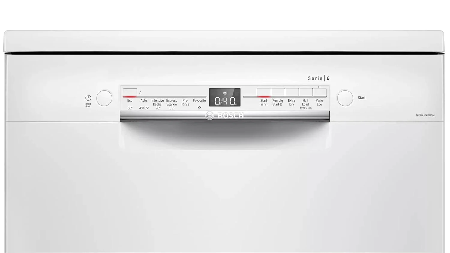 Bosch 13 Place Settings free-standing Dishwasher (SMS6ITW00I, White) - Image 3