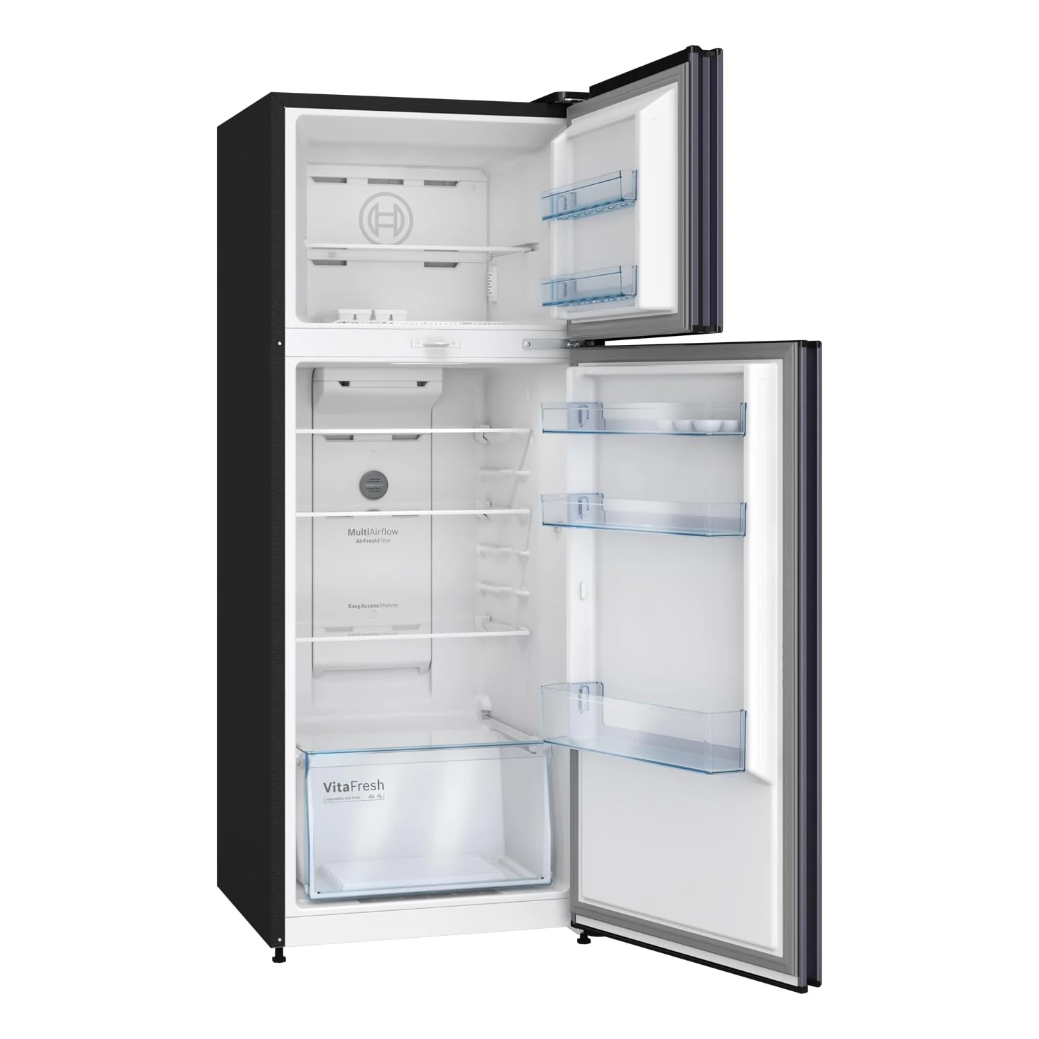 Bosch 243L, 2 Star, Frost Free Double Door Refrigerator | 6-in-1 Convertible Modes | 80min Convert | Touch Panel | Extend Cool up to 18 hrs | SuperFreeze (CTC27U12VI, Dark Lake, 2026) - Image 5