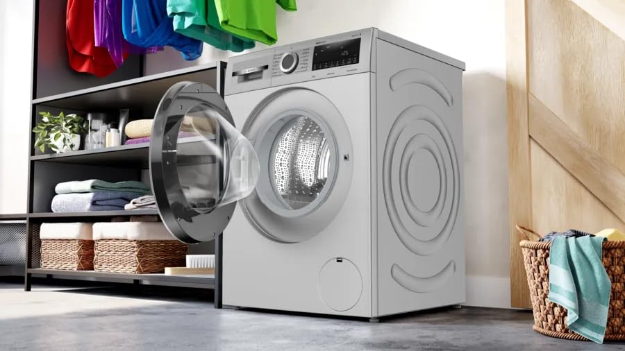 BOSCH 8 kg Fully Automatic Front Load Washing Machine with In-built Heater Silver (WGA1340SIN) - Image 7
