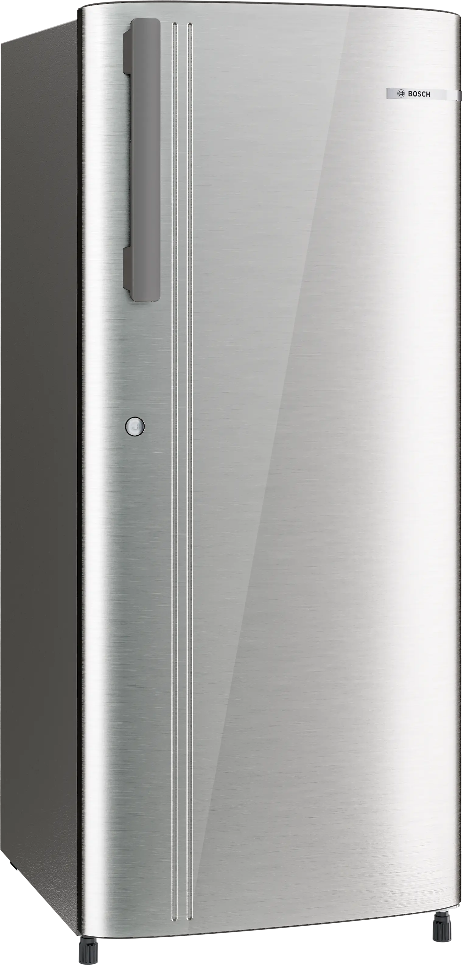 Bosch COT20S41EI 203L Single Door Refrigerator, Direct Cool, VitaFresh Technology, Inverter Compressor, Fast Ice Making, Toughened Glass Shelves, LED Lighting (Silver Finish) - Image 2