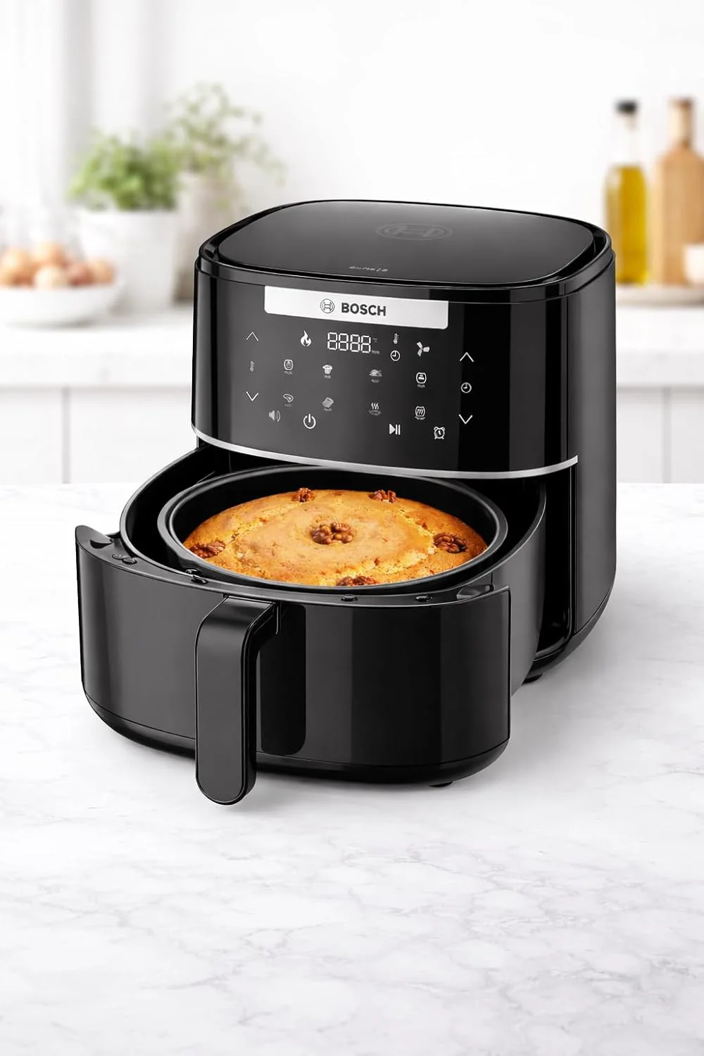 Bosch Crispmaxx Air Fryer 4.0L MAF240B5IN | 1350W Digital Touch Air Fryer with Baking Tray - Image 2