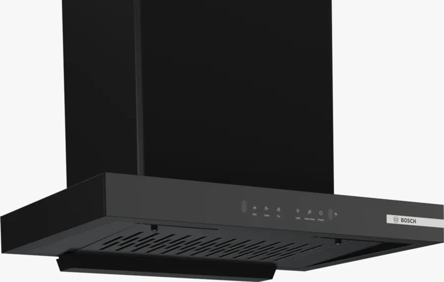 BOSCH DWB68IJ60I Auto Clean Wall Mounted Black 1300 CMH Chimney