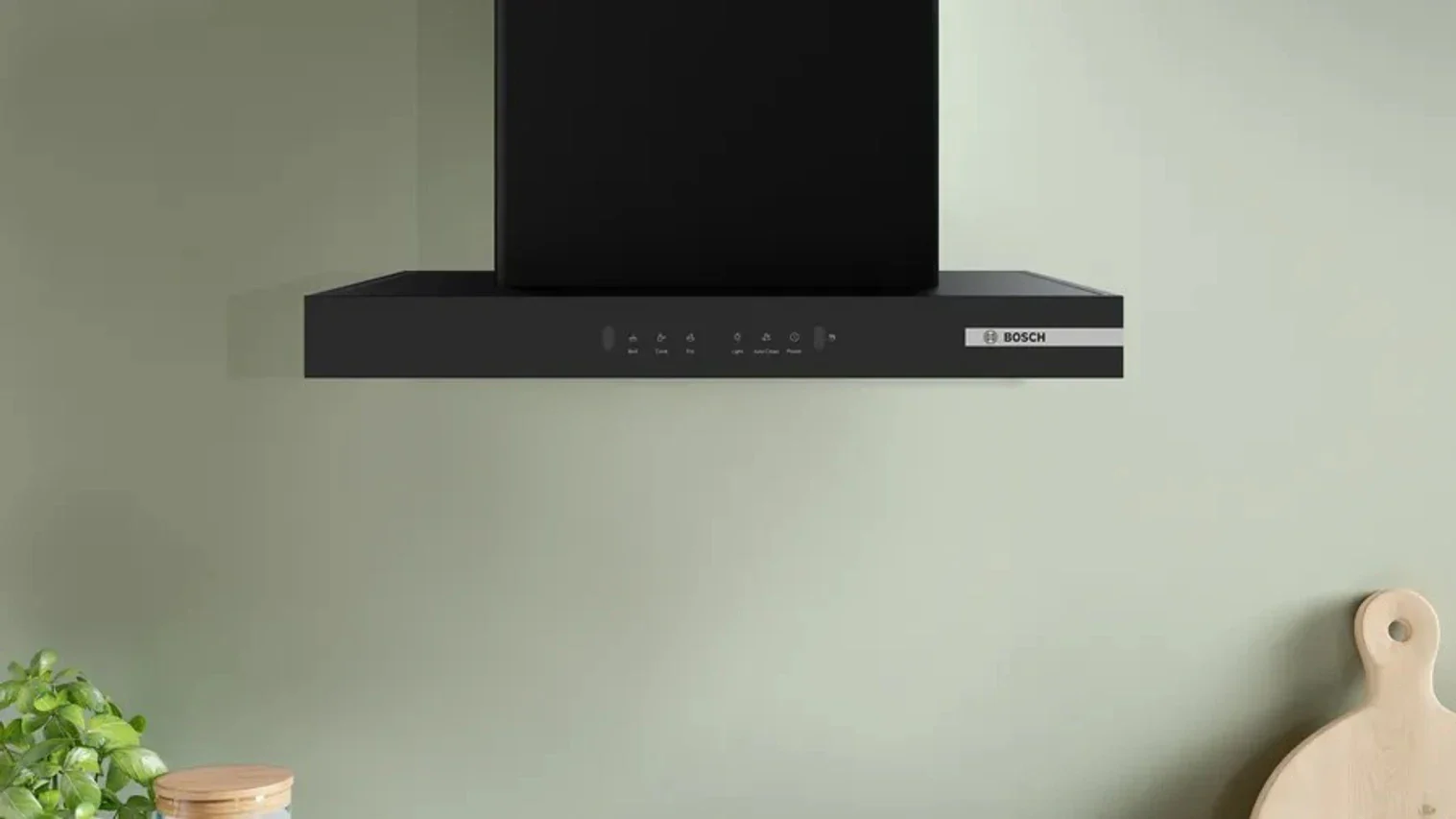 BOSCH DWB68IJ60I Auto Clean Wall Mounted Black 1300 CMH Chimney - Image 3