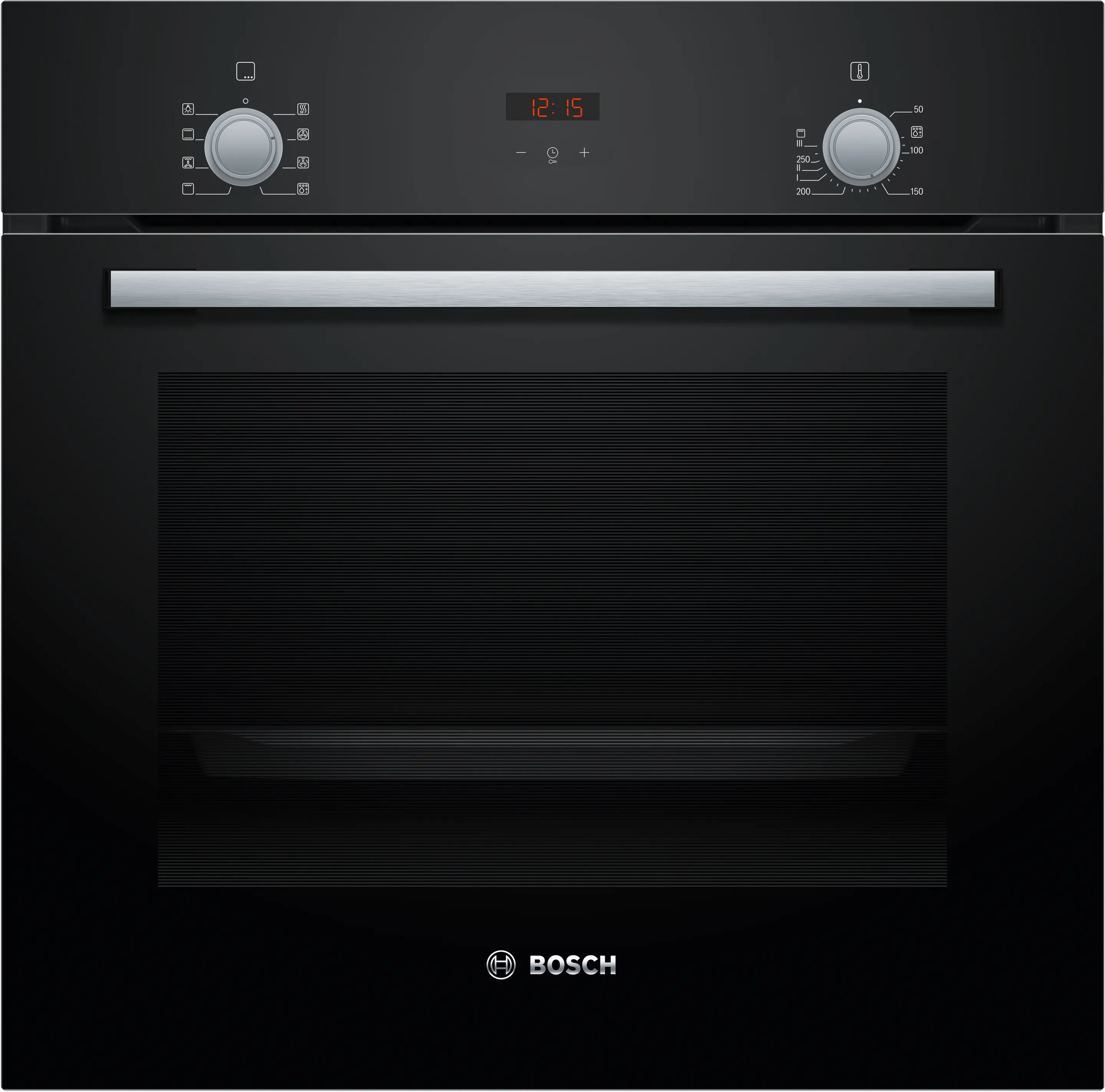 Bosch HBF532BA0I 66L Built-in Oven (Black) | 3D Hotair, EcoClean, Child Lock | 60cm Series 2 |