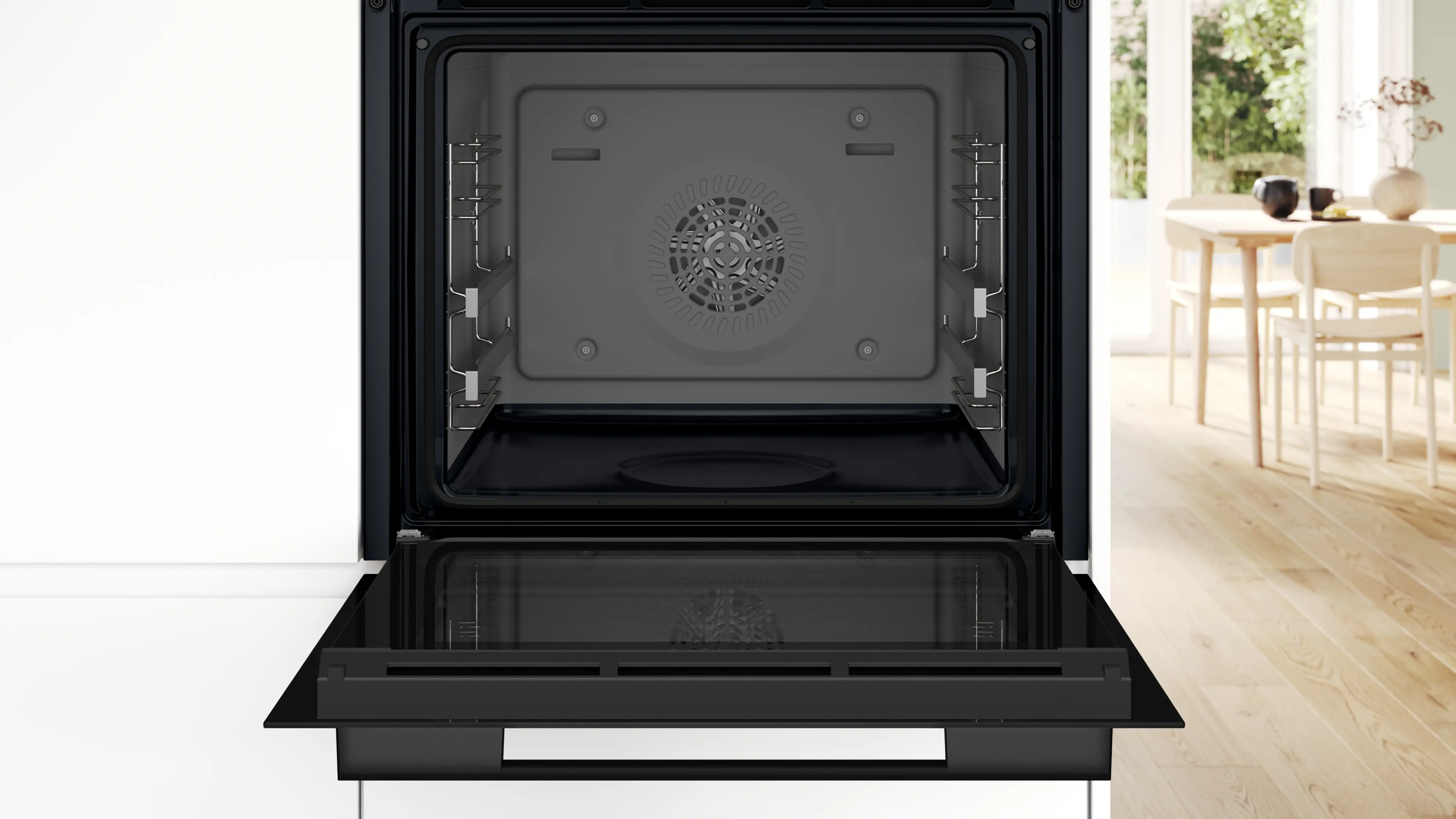Bosch HJG852YG0I 60 cm Built-in Electric Convection Oven, 71L Capacity, 3D Hotair, LED Display - Image 4