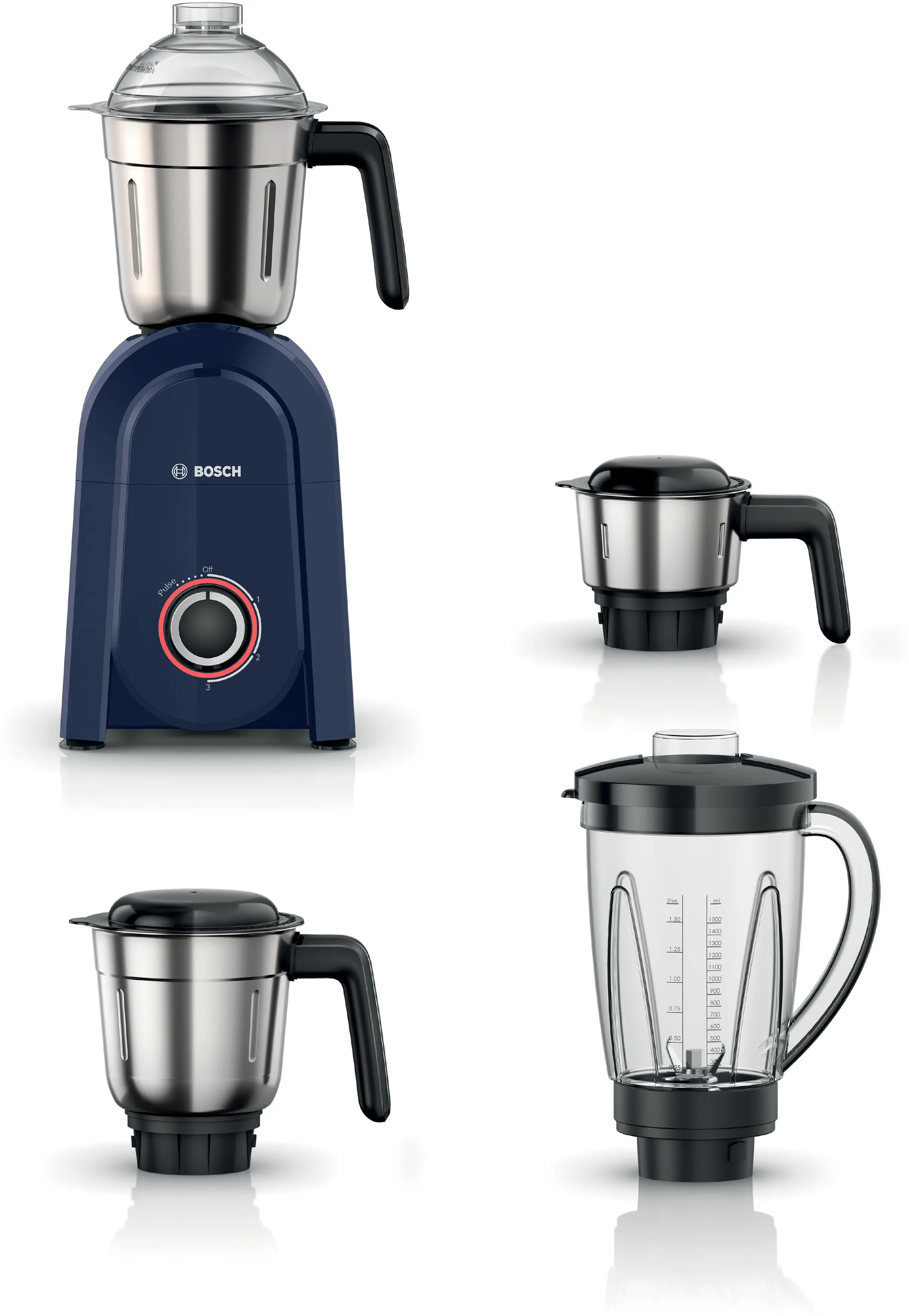 Bosch MG8714C4BI TrueMixx Pro 1000W Mixer Grinder (Blue) - Image 8