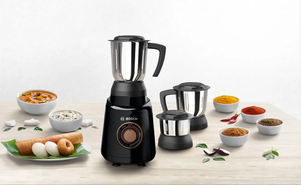 Bosch MGM4634BIN TrueMixx Joy 750W Mixer Grinder (Black) - Image 2