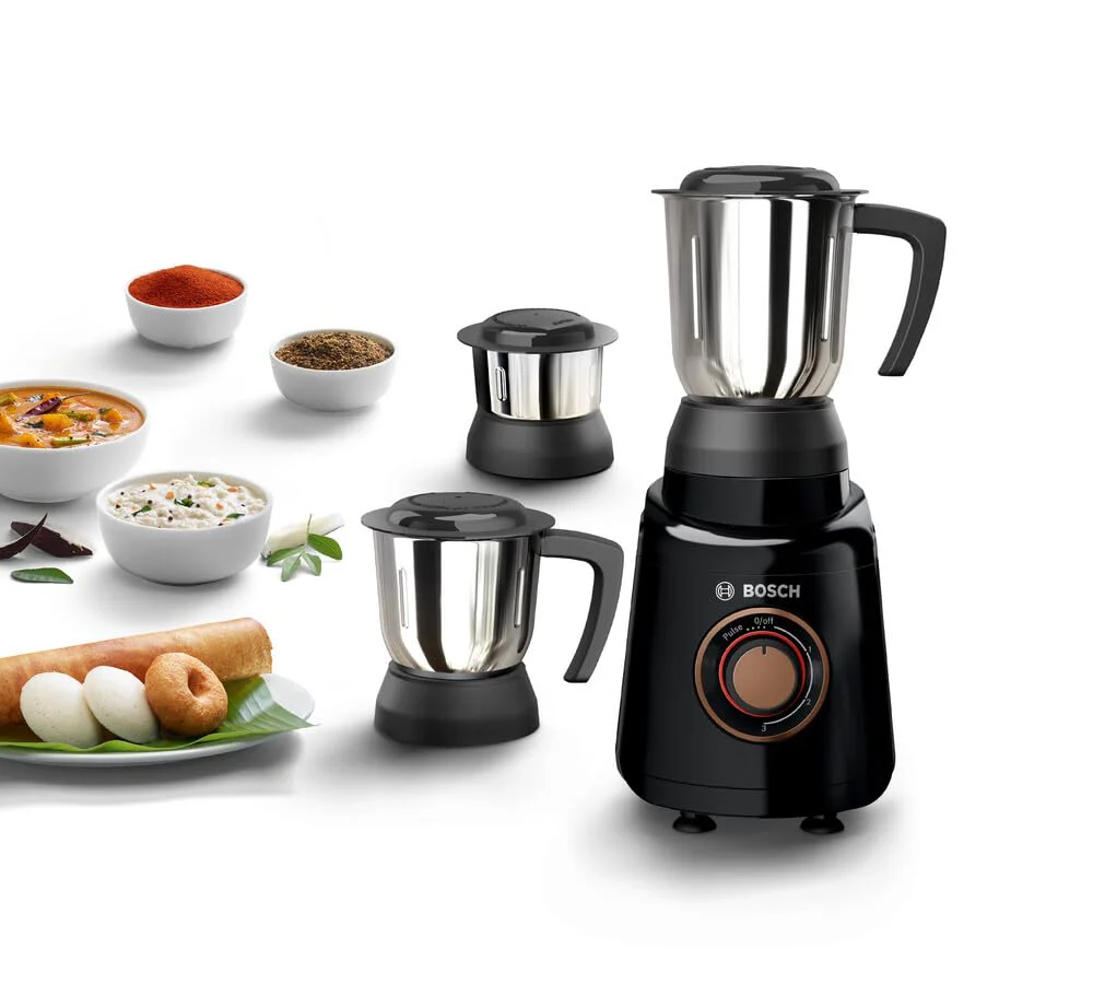Bosch MGM4634BIN TrueMixx Joy 750W Mixer Grinder (Black) - Image 3