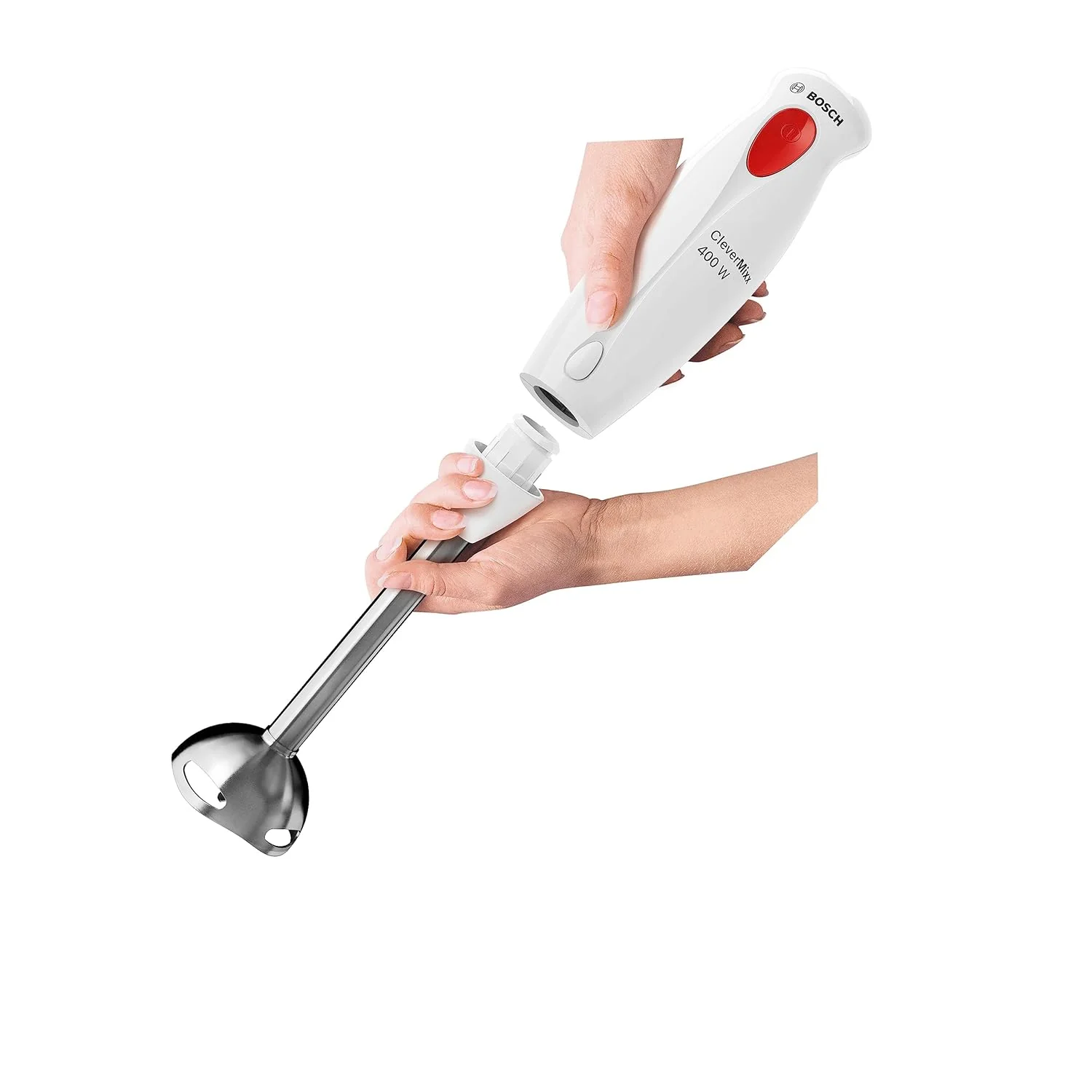 Bosch MS1WR1111I 400W Steel Leg Hand Blender with Beaker (White) - Image 3