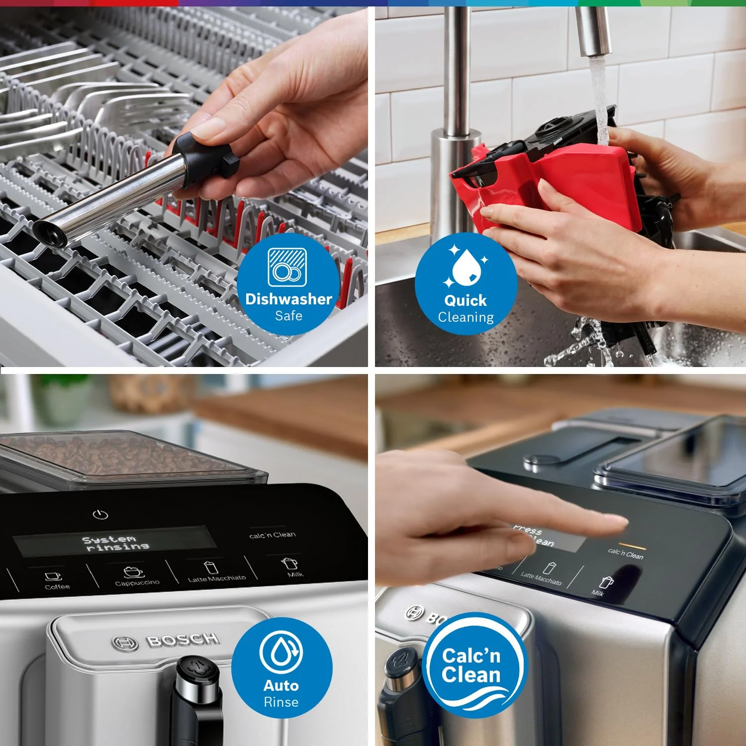 Bosch VeroCafe Series 2, Fully Automatic Espresso Machine Silk Silver - Image 7