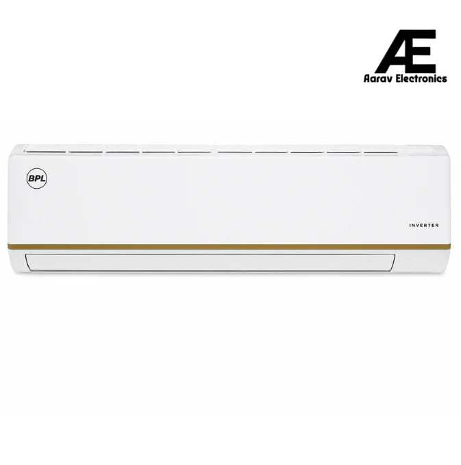BPL 1.5 Ton 3 Star Hot &amp; Cold Inverter Split AC (Gold Spray, High Density Filter with Instacool, BAS-H18CPYG, White) (Open Box / Without Box)
