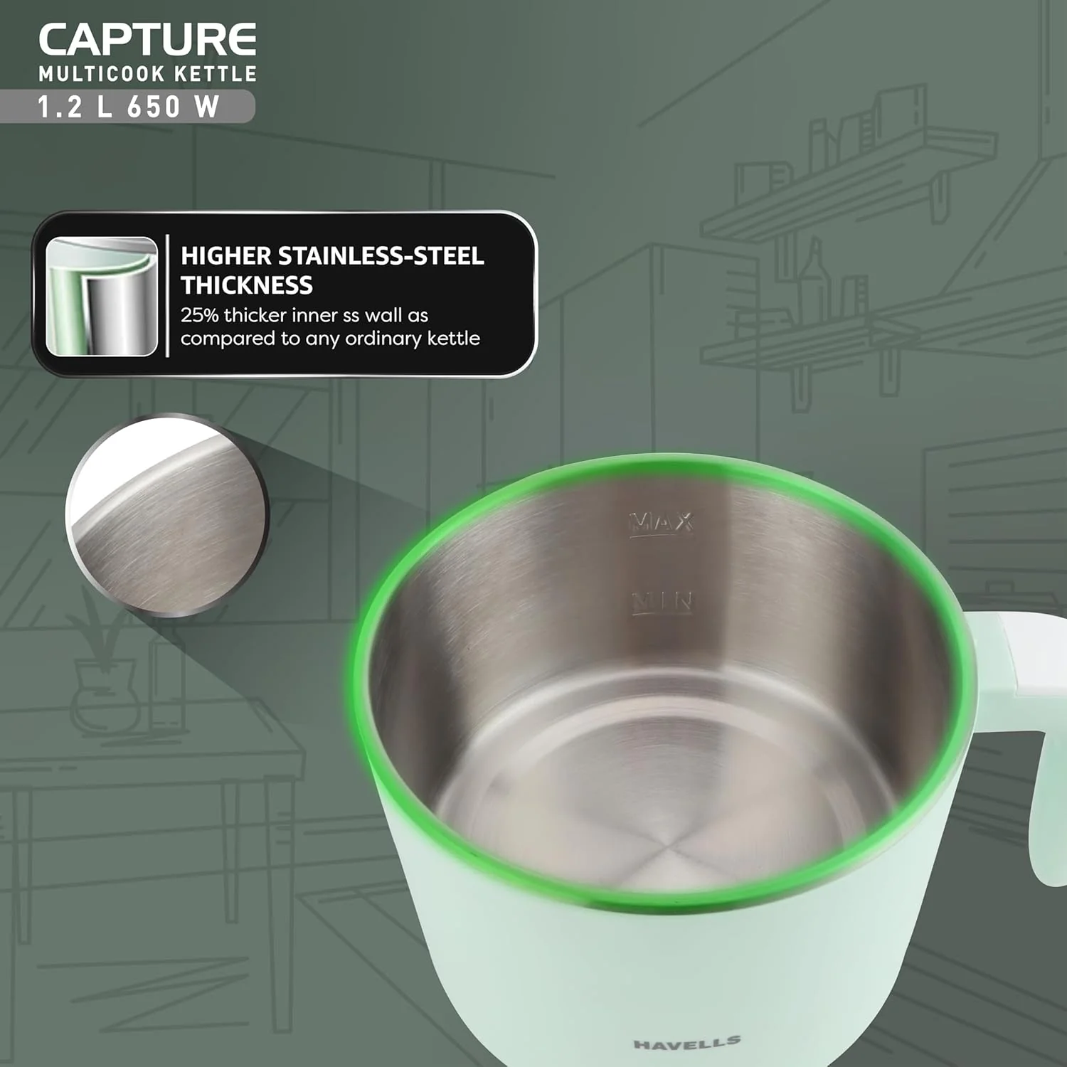 Capture 1.2L Multicook Electric Kettle - Image 6