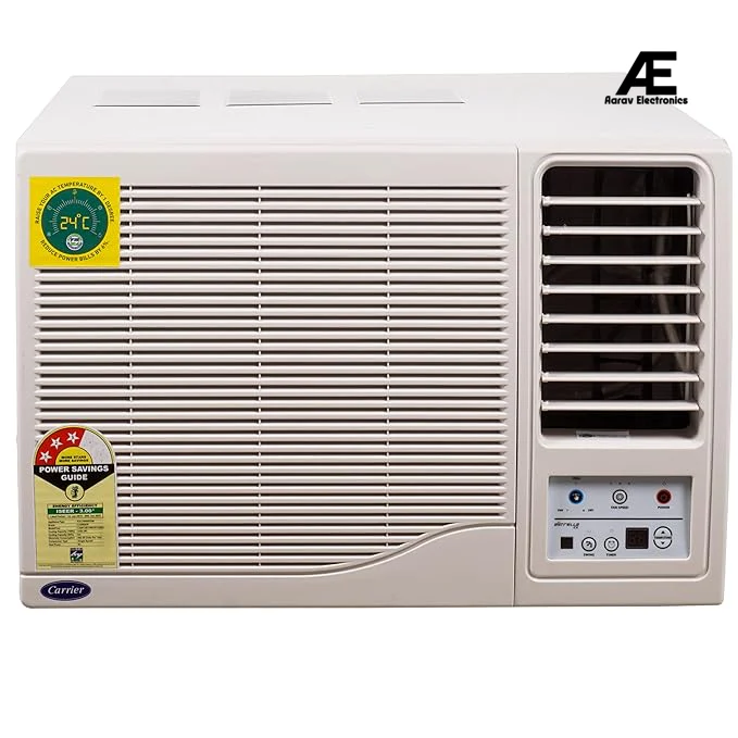 Carrier 1.0 Ton 3 Star Estrella Cx Window AC (CAW18EC5R31F1, White)