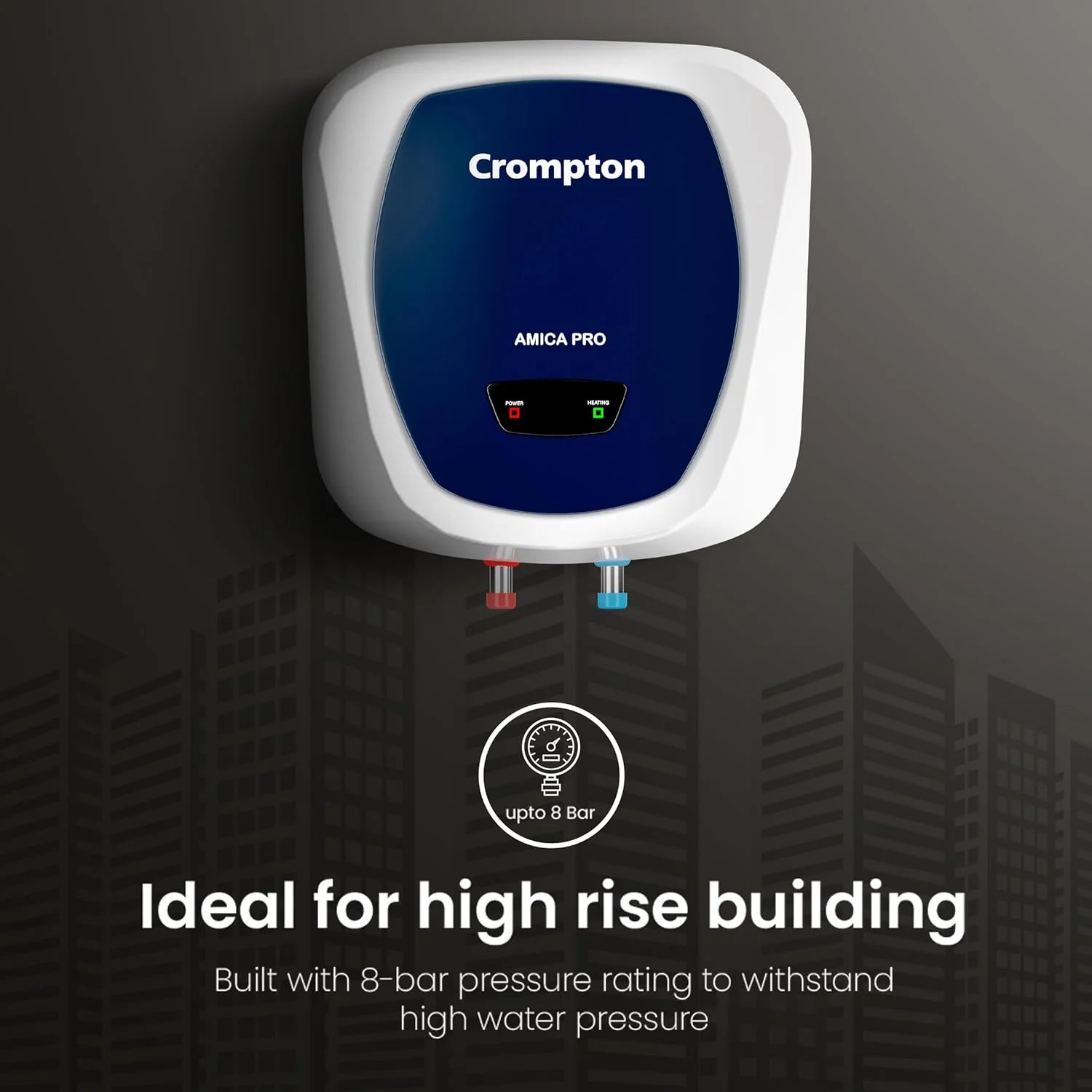 Crompton Amica Pro 15L Storage Water Heater (ASWH-5215) | 2000W | 5 Star Rated | Rust-Proof Body - Image 5