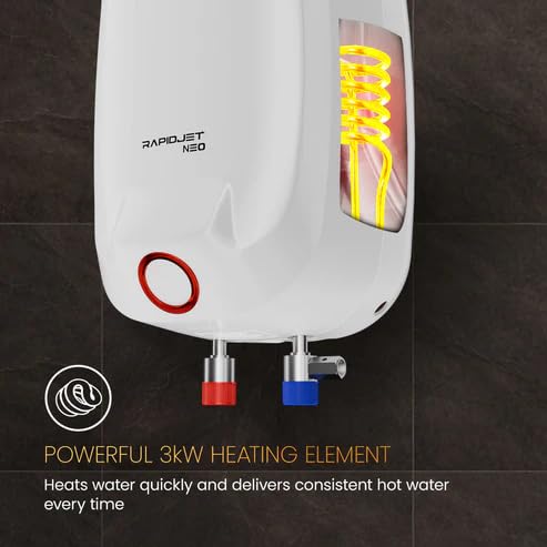 Crompton Rapid Jet Neo 3L Instant Water Heater | Anti-Scale Technology | Fast Heating - Image 4