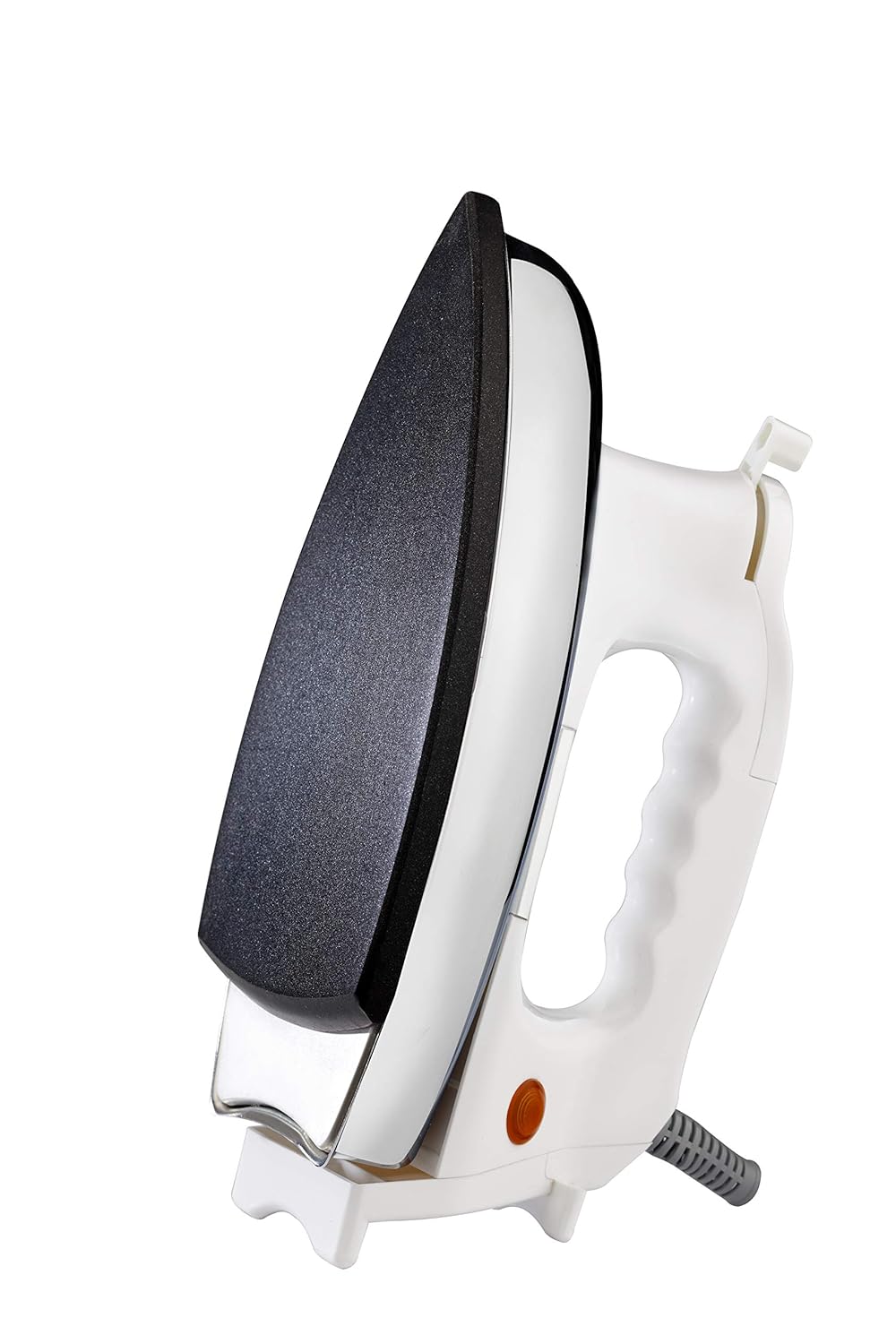 Crompton Rhino 1000-Watt Heavy weight Dry Iron with Non Stick Teflon Coating (White/Silver) - Image 5