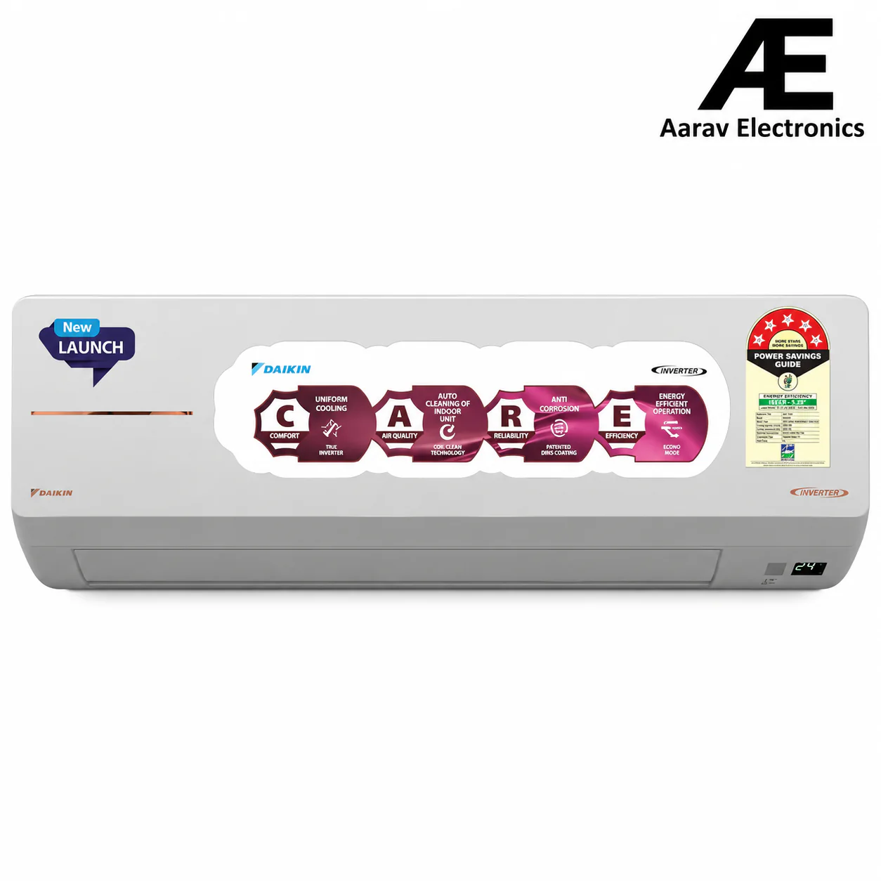 Daikin 1.5 Ton 5 Star,New Star rated, Inverter Split AC (Copper, PM2.5 Filter, ATKM50XV16, White)