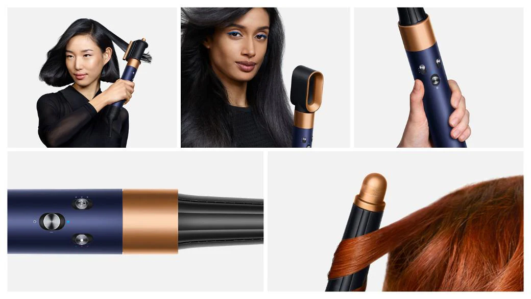 Dyson Airwrap I.D 308F Multi-Styler & Dryer (Prussian Blue/Rose Gold) | Bluetooth, No Heat Damage, 6 Attachments - Image 4