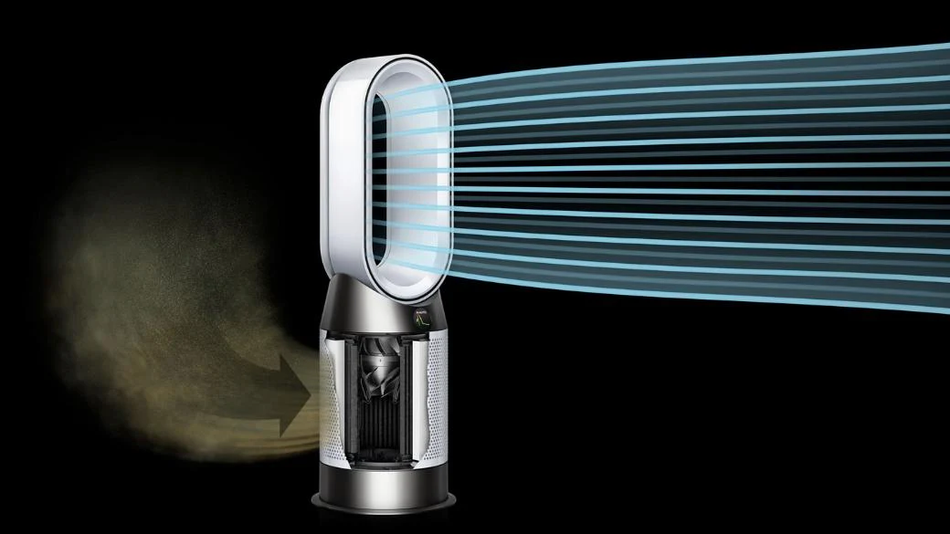 Dyson Purifier Hot+Cool Air Purifier with heater, HEPA+Activated Carbon Filter, Wi-Fi Enabled, HP07 (White) - Image 4