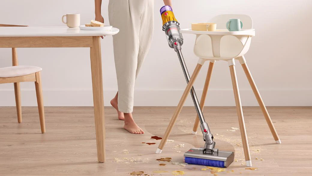 Dyson V12s Detect Slim Submarine Wet & Dry Cordless Vacuum Cleaner, 150AW Suction, Fluffy Optic, LCD Display - Image 4