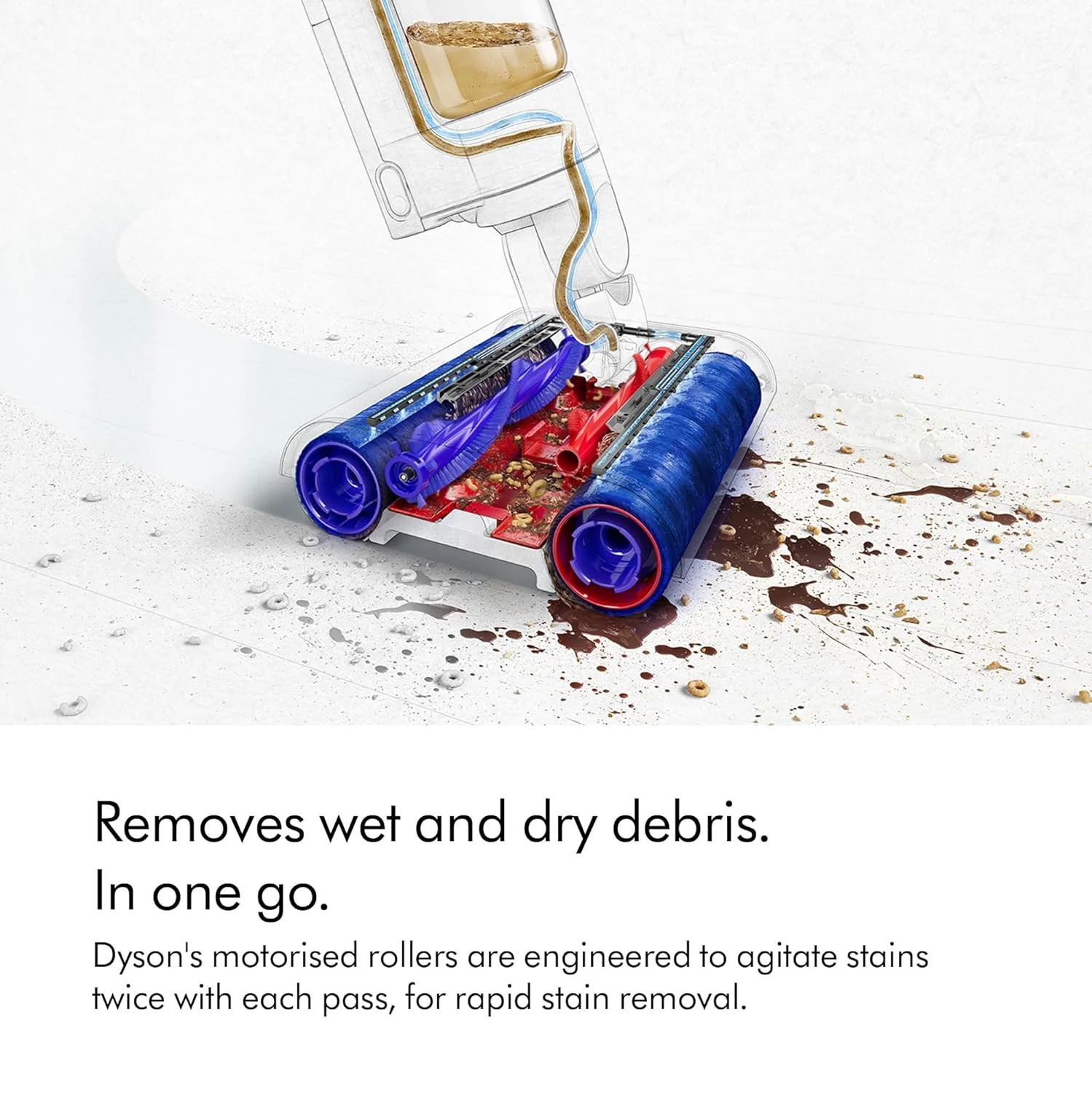 Dyson WashG1 Wet Floor Cleaner|Powerful wet & dry cleaning in one go|2 Yr Warranty incl accidental damage protection|Self-cleaning cycle|Washes with clean water everytime|1L bin,35 mins runtime - Image 5