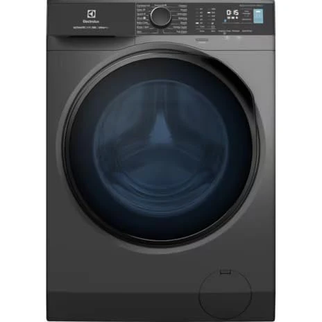 Electrolux 10kg 5 Star EcoInverter Fully Automatic Front Load Washing Machine, Full Load Vapour Wash for Sustainable Clothing, Hygienic Care, UltimateCare 500, EWF1024R5SB,Dark Silver)