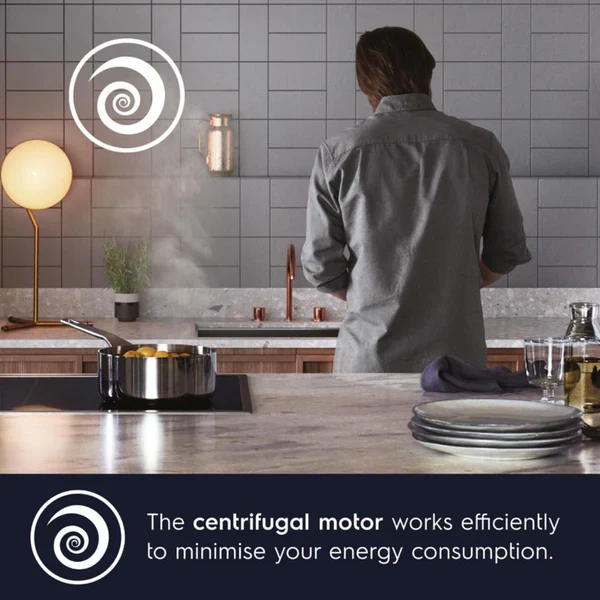 Electrolux 120 cm Ceiling Mounted Chimney Ultimate Taste 700 Series ECE5280HM - Image 8