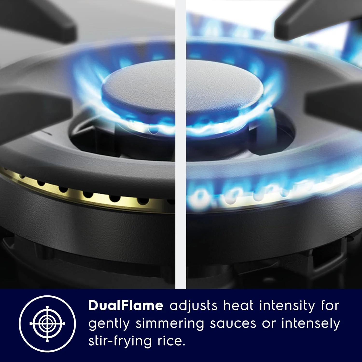 Electrolux 3 Burner Auto Ignition Glass Top 78cm Built-in Gas Hob, UltimateTaste 300, Black, EHG7330BC - Image 2