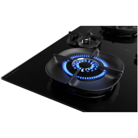Electrolux 3 Burner Auto Ignition Glass Top 90cm Built-in Gas Hob, UltimateTaste 700, Black, EHG9351BC - Image 3