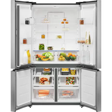 Electrolux 547L Frost Free Side by Side Quad Door Refrigerator, GreenZone Technology, Inverter Compressor, EvenTemp, UltimateTaste 600 Series, (EQE5400D-S,Stainless Look like) - Image 2