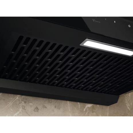 Electrolux 60 cm Wall Mounted Chimney Touch controls (ECC6841GB,Black, 223 (Sq.ft) Area Coverage) - Image 4