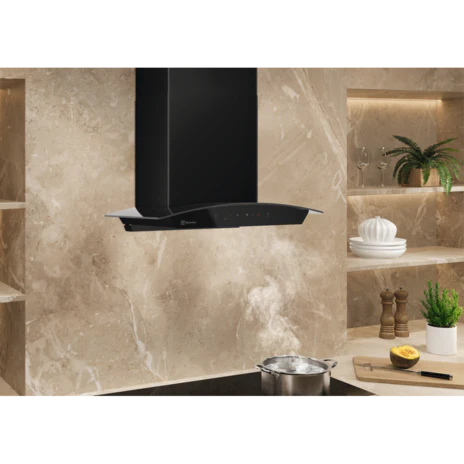Electrolux 60 cm Wall Mounted Chimney Touch controls (ECT6841KB, Black, 223 (Sq.ft) Area Coverage) - Image 5