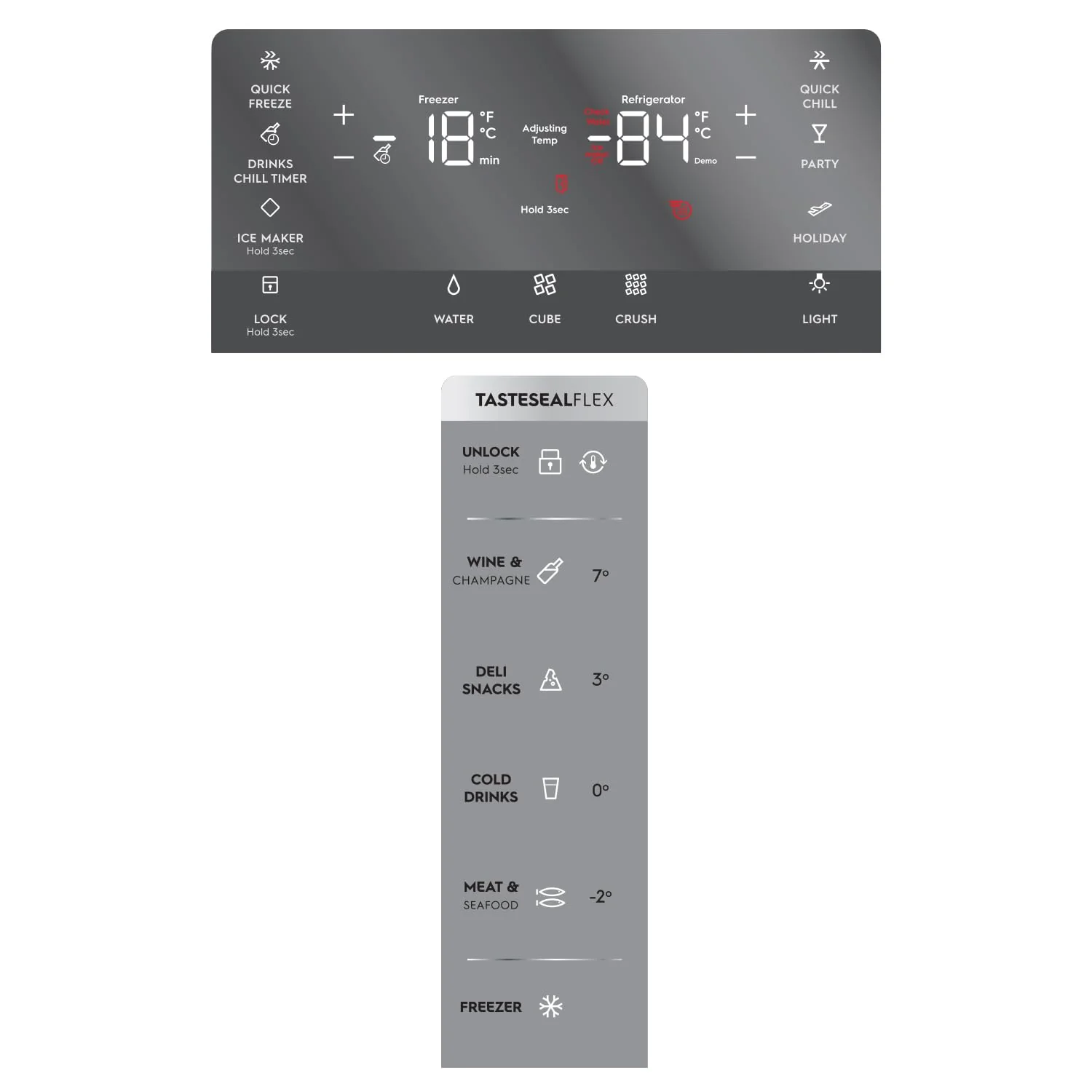 Electrolux 680L Frost Free Inverter French Door Refrigerator, TasteSealFlex, TwinTech Cooling System, Glossy Dark Grey Stainless Steel, UltimateTaste 900, EQE6879A-B - Image 4
