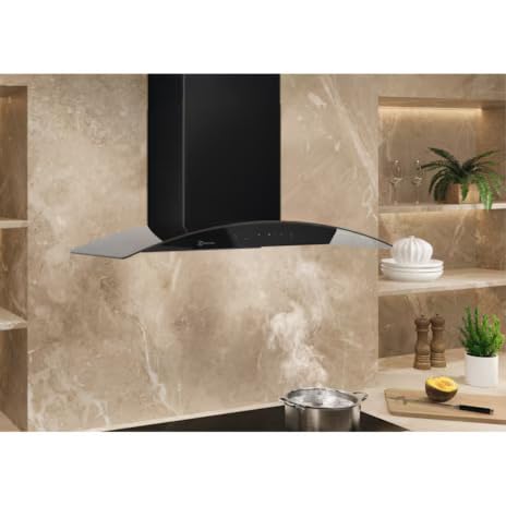 Electrolux 90cm 700 Series up to 180 sqft Ducted Auto Clean Built-in Chimney with Gesture Control,Kitchen, AutoClean, (Black, ECC9841GB) - Image 5