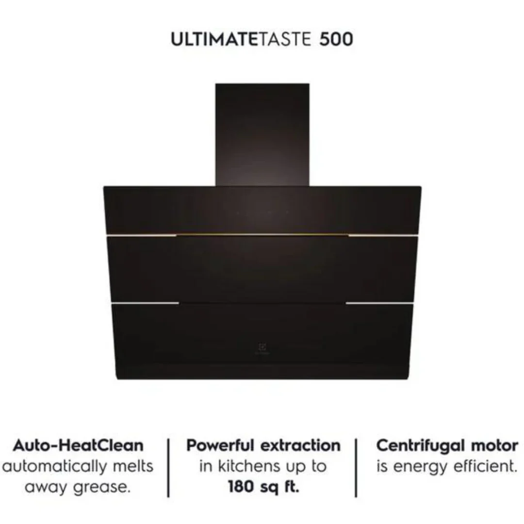 Electrolux 90cm UltimateTaste 500 Slope Extractor Hood ECS9691G - Image 5