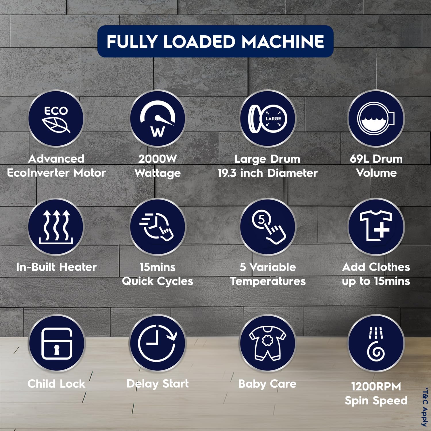 Electrolux 9kg 5 Star Fully Automatic Front Load Washing Machine with UltraMix, Full Load Vapour Wash for Sustainable Clothing, Hygienic Care, EcoInverter, Dark Silver, UltimateCare 500, EWF9024R5SB - Image 9