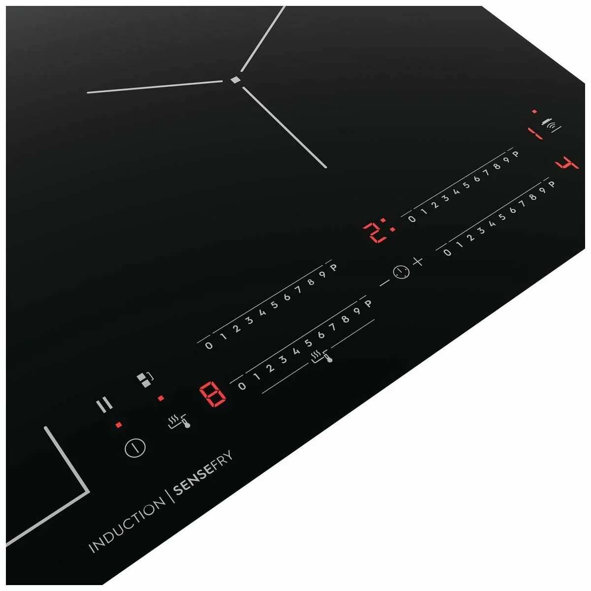 Electrolux EHI645BE 60CM Black Touch Controls Ultimate Taste 700 with 4 cooking zones 8mm Thickness Tempered Glass Built-In Induction Hob - Image 3