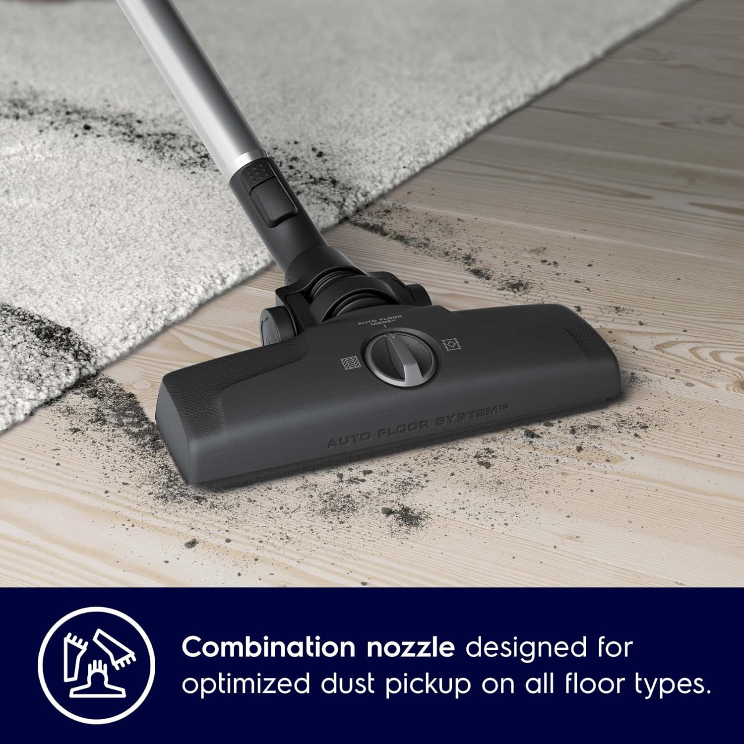 Electrolux UltimateHome 700 Canister Bagless Vacuum Cleaner for Home, 2000 W, 1.6 litres Capacity, 16A Plug, Nesno High Nozzle, 3-in-1 Kit, Washable Hygiene Filter, Denim Blue, EFC71611 - Image 6
