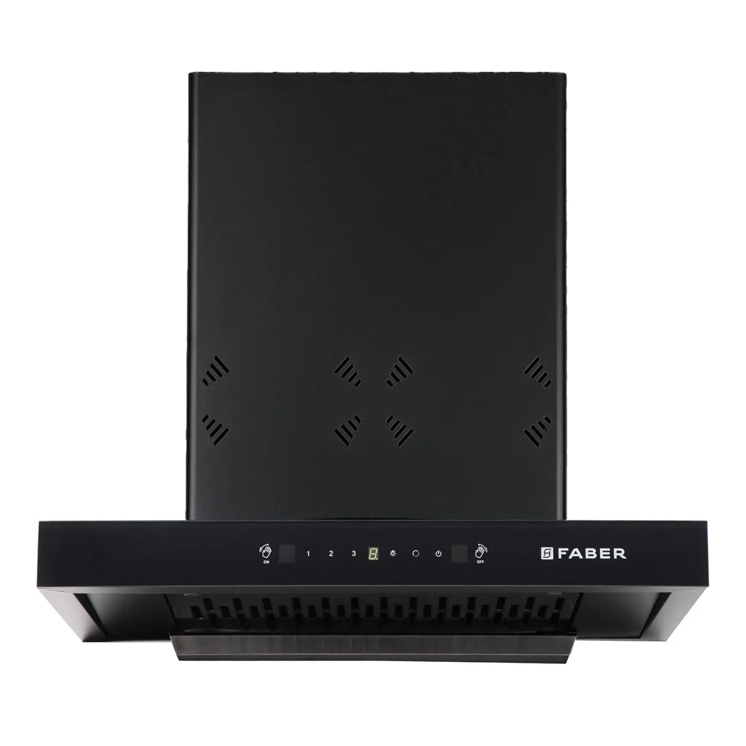 Faber 60 cm 1400 m³/hr angular Kitchen Chimney (HOOD CYGNUS IN 3D HC SC FL BK 60, Filterless technology, Touch Control, Black) - Image 6