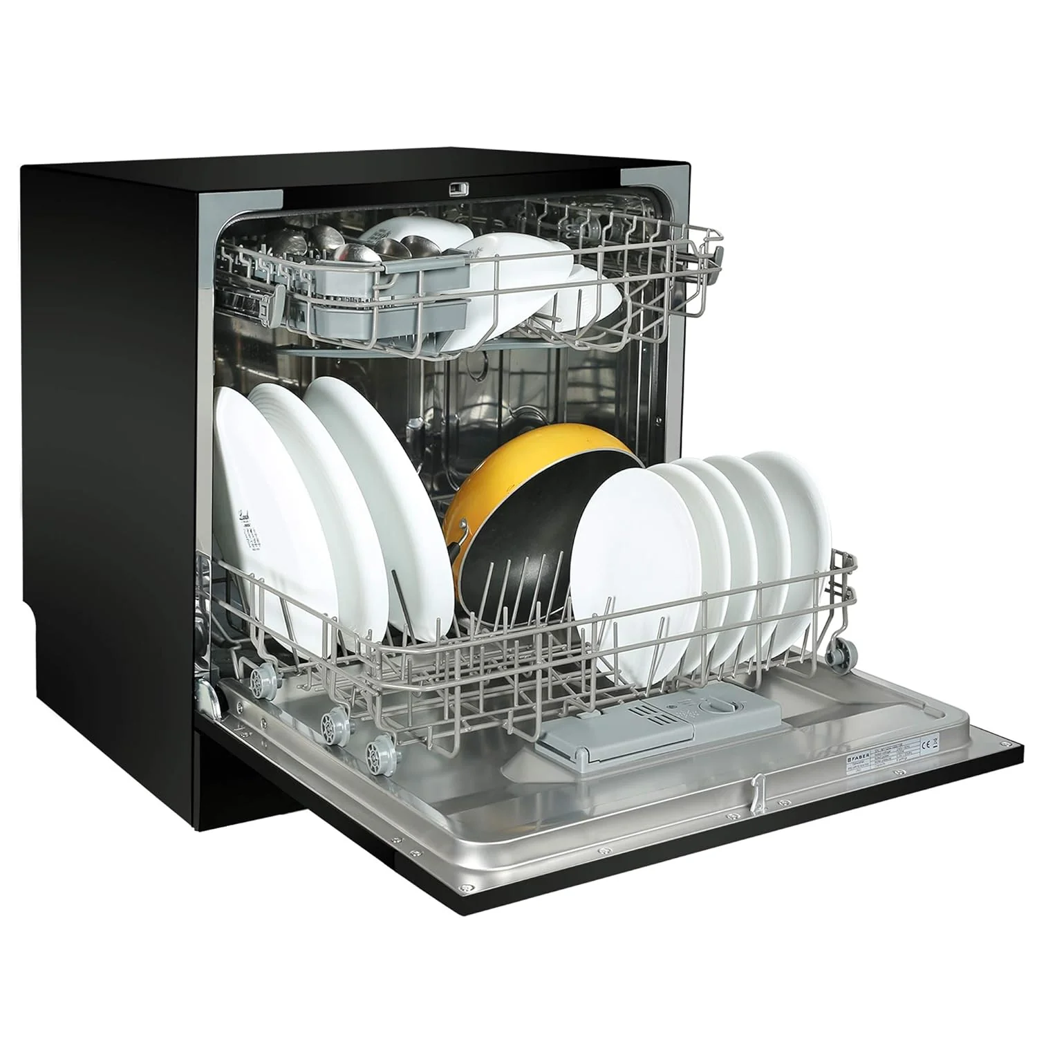 Faber 8 Place Dishwasher | 6 Wash Programs |Adjustable Upper Rack & Cutlery Tray | 8L Water/Cycle | Suitable for Oil & Masala Stains | 2Yr Warranty & 5Yr On Cavity | FFSD 6PR 8S Ace - Image 5