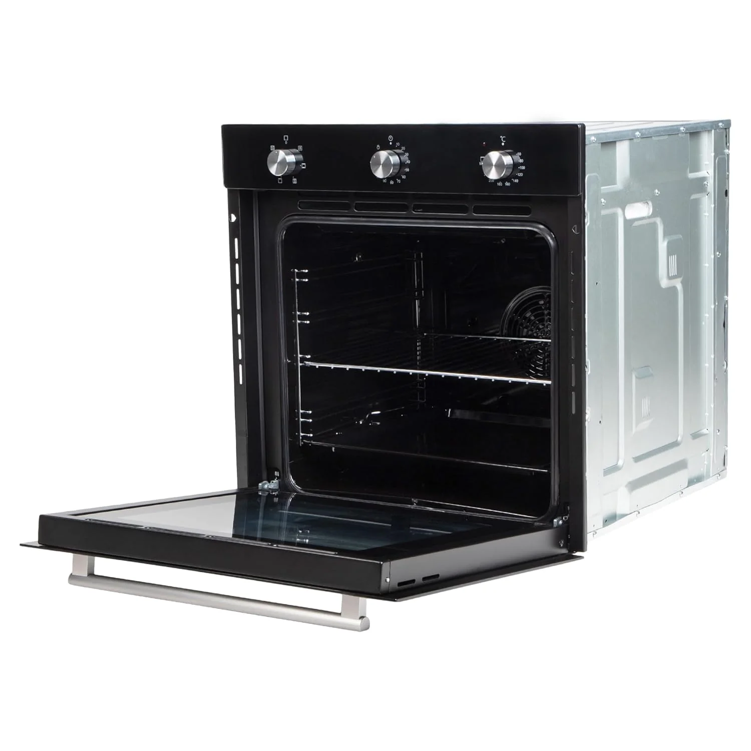 Faber 80L Built-In Black Finish Oven || Push/Pull Knob Control with Digital Display || 6 Cooking Functions with Rotisserie, Grill Rack, Universal Pan|| FBIO 80L 6F BK, Free 1 Year Extended warranty - Image 4