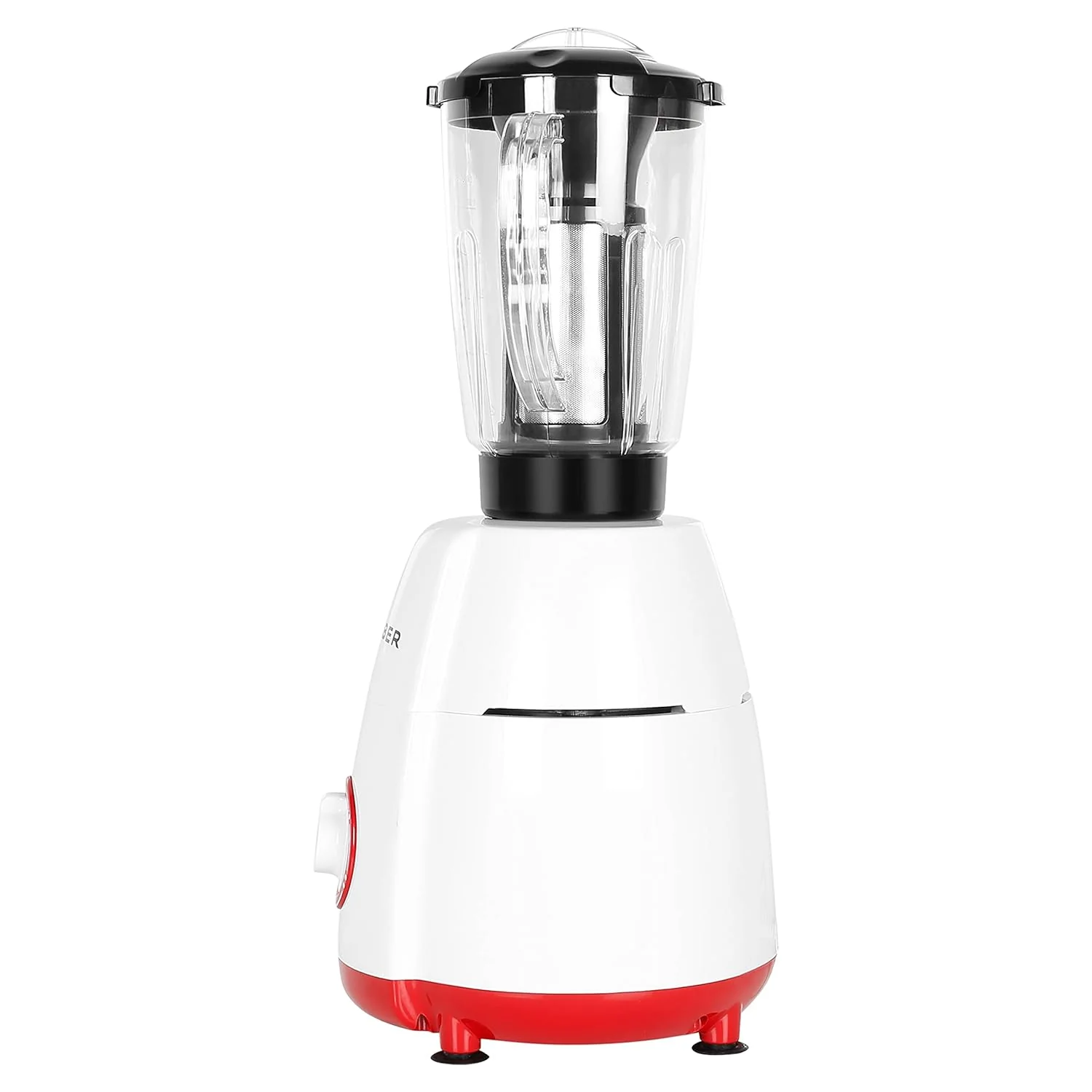 Faber Crown 800W Blender Mixer Grinder, 3 SS clip lock jars + 1 PC jar || low-noise copper motor, up to 20000 rpm speed || 2 yr comprehensive &amp; 5 yr motor warranty (FMG CROWN 800 W 4J Mystic Red) Red - Image 5