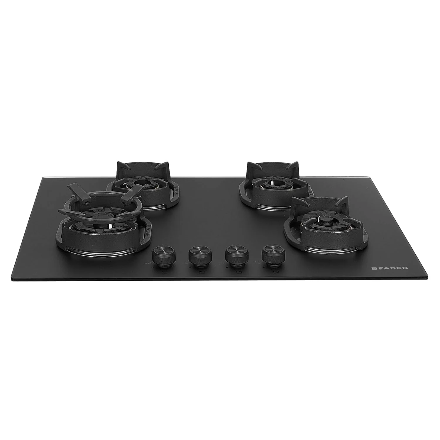 Faber Della HD784 CI AI 4 Burner Hob | 78CM Auto Ignition Brass Burner Hob